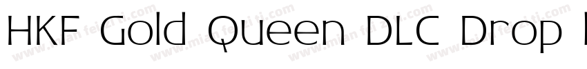 HKF Gold Queen DLC Drop line BW字体转换